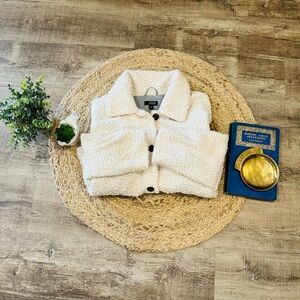 A New Approach Boucle Sweater Jacket